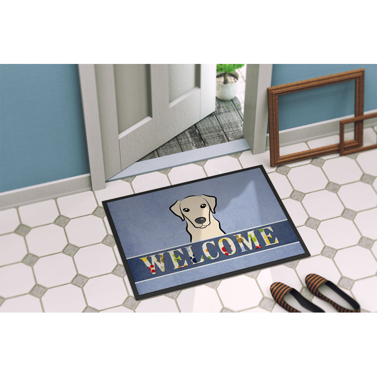 Labrador shop welcome mat